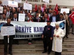 Erzurum'da 'Andımız' protestosu