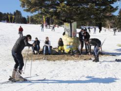 Uludağ'da kayak kazalarına 'süngerli' tedbir