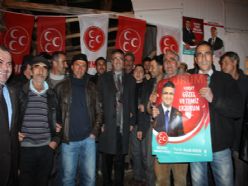 Kamil Aydın'a köylerden tam destek
