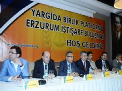 Yargıda birlik platformu toplantısı Erzurum'da yapıldı