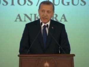 Erdoğan'dan Çankaya'da ilk konuşma