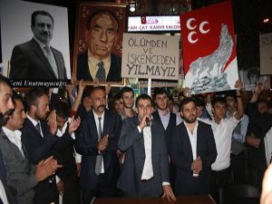 Erzurum Ülkü Ocaklarından 12 Eylül protestosu