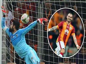 Volkan: Sneijder'in şutlarında iki topu da görmedim
