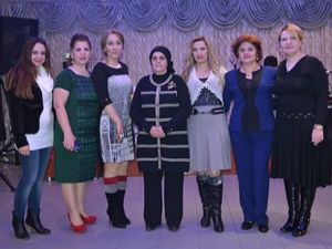 Erzurumlu kadınlar birlik ve beraberlik yemeğinde bir araya geldi