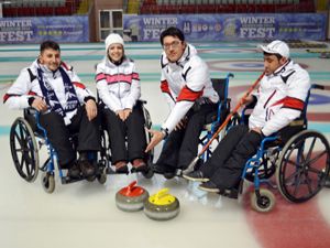 Türkiye'nin ilk bedensel engelli curling takımı kuruldu
