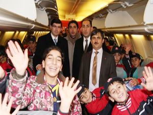 Öğrenciler Erzurum havalimanını gezdi