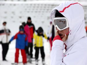 Palandöken'e turist akını