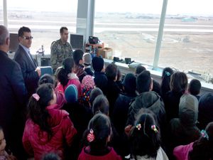 Pasinlerli öğrenciler Erzurum havalimanını gezdi