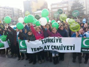Erzurum'da Yeşilay Haftası etkinlikleri...