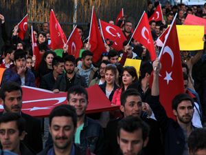 Atatürk Üniversitesi'nde soykırım protestosu