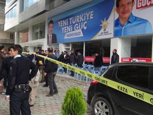 AK Parti seçim bürosunda silahlı çatışma: 1 ölü