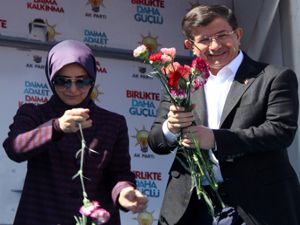 Başbakan Davutoğlu Erzurum mitinginde konuştu