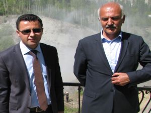Kaymakam Arslan've Başkan Özsoy'dan Şelale'ye davet