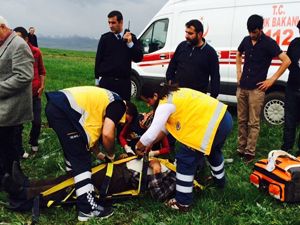 Horasan'da trafik kazası: 11 yaralı
