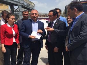 Erzurum'da CHP TIR'ı yine durduruldu