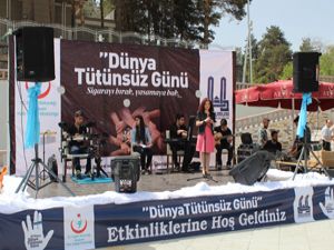 Erzurum'da Dünya Tütünsüz Günü etkinliği