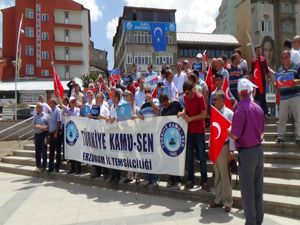 KAMU-Sen üyelerinden Doğu Türkistan tepkisi