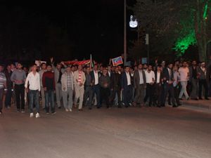 Erzurum'da Doğu Türkistan'a destek yürüyüşü