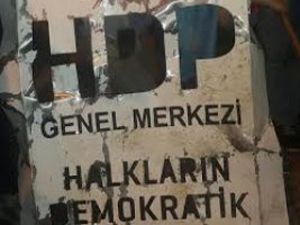 HDP Genel Merkezi'ne saldırı