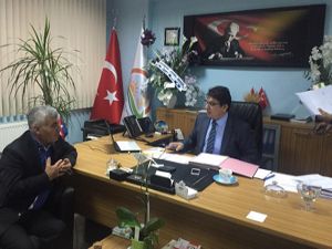 MHP Milletvekili adayı Hızarcı TKDK'yı ziyaret etti
