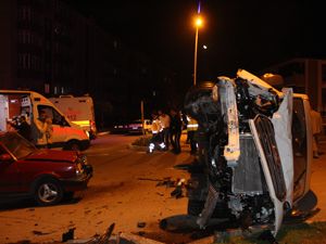 Erzurum'da zincirleme kaza: 7 yaralı