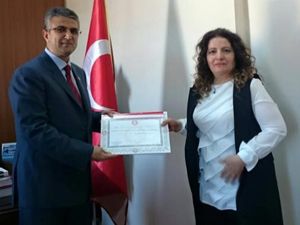 MHP Milletvekili Aydın, mazbatasını aldı