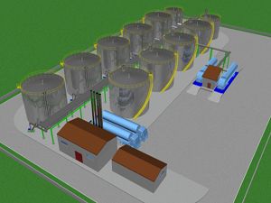 Büyükşehir'den 10 bin ton kapasiteli bitüm tank tesisi