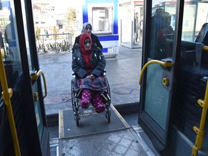 Erzurum'da engelliler için toplu ulaşımda yeni dönem
