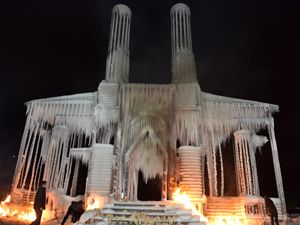 Erzurum'da buz ve ateşin buluşması