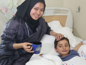 Afganistanlı Semir tedavi altına alındı