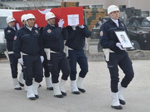 Şehit polis Yüca için tören düzenlendi
