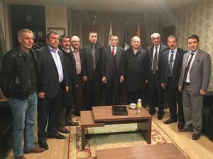 Sendika Başkanlarından AK Parti İl Başkanı Yeşilyurt'a ziyaret