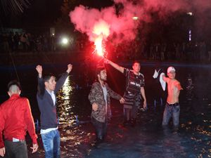 Erzurum'da şampiyonluk coşkusu