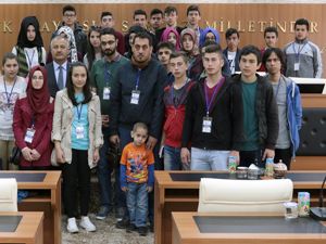 Samsun'un gençleri milli mücadele yolunda Erzurum'da