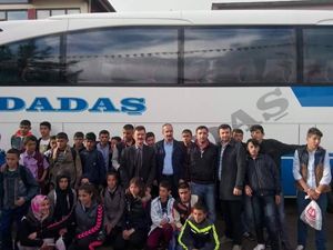 Aşkaleli öğrenciler Çanakkale'ye gönderildi