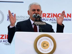 Başbakan Yıldırım, memleketi Erzincan'da konuştu