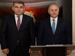 Vali Azizoğlu'ndan Emniyet Müdürü Karabörk'e ziyaret