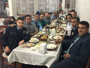 Tayinci polislere iftar yemeği