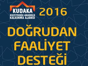 KUDAKA 2016 yılı doğrudan faaliyet desteği programı açıklandı