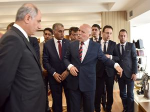 İçişleri Bakanı Ala Başkan Sekmen'i ziyaret etti