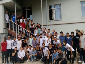 B.B. Erzurumspor'dan Atatürk erkek yetiştirme yurduna ziyaret