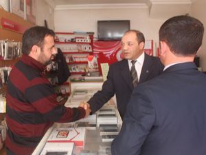 MHP Erzurum İl Başkanı Karataş, Pasinler'de ziyaretlerde bulundu