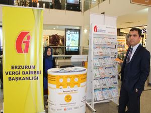 Erzurum Gelir İdaresi Başkanlığı bilgilendirme standı açtı
