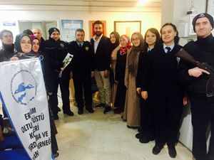 Erzurum Oltu Çayüstü Derneği'nden polise ziyaret