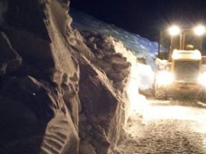 Erzurum'da kapalı yollar açılıyor