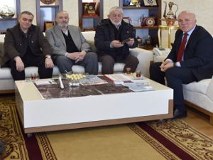 Şehit ailesinden Başkan Sekmen'e ziyaret