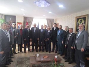 MHP'den AK Parti İl Başkanı Öz'e ziyaret