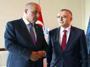Başkan Karaman'dan Bakan Ağbal'a teşekkürlü karşılama
