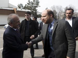 Bilal Erdoğan'dan Rektör Çomaklı'ya ziyaret