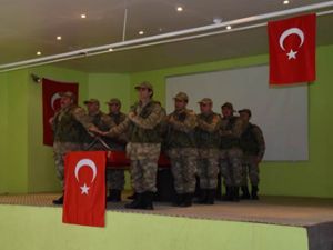 Köprüköy'de göreve başlayan 11 korucu yemin etti